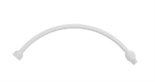 Engate Flexível Trançado Branco 60cm
