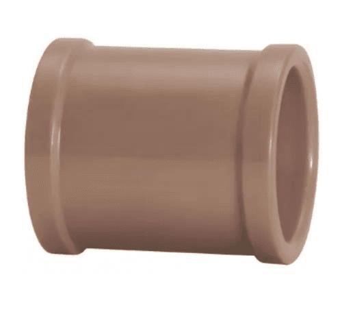 Luva Soldável de PVC Marrom 20 mm