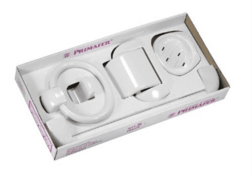Kit de Acessórios para Banheiro 5 Peças Primafer - Ref. 10215A