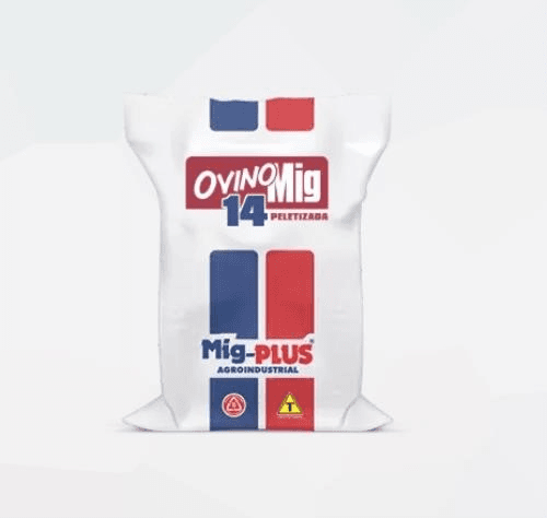Ração Peletizada para Ovinos Ovinomig 14% Proteína 20kg