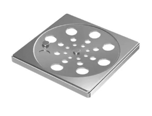 Grelha Inox Rotativa Quadrada 10x10cm
