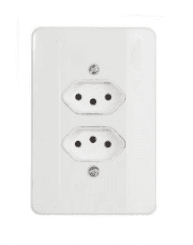 Linha Millenium Tomada Dupla 10A 39049