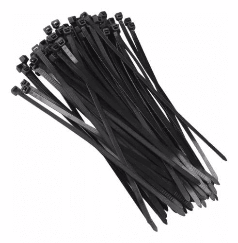 Abraçadeira de Nylon Preta 20cm x 2,5mm (Pcte 100un)