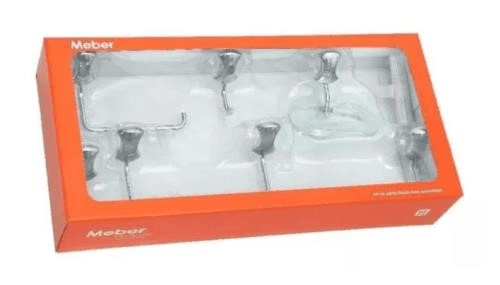 Kit de Acessórios para Banheiro Clic Meber (5 Peças)