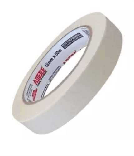 Fita Adesiva Crepe Imobiliária 18mm x 50m (Branca)