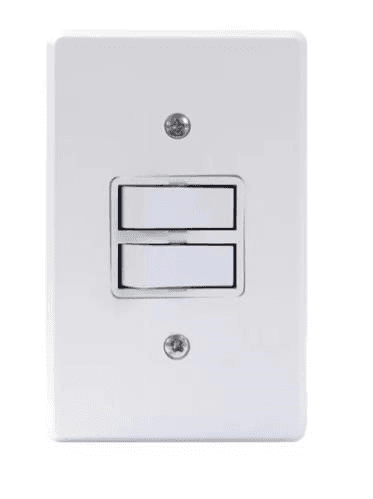 Interruptor Embutir 2 Teclas Radial Branco
