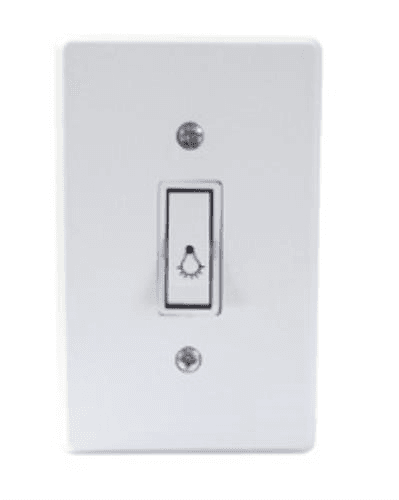 Interruptor de Embutir para Campainha Radial Branco