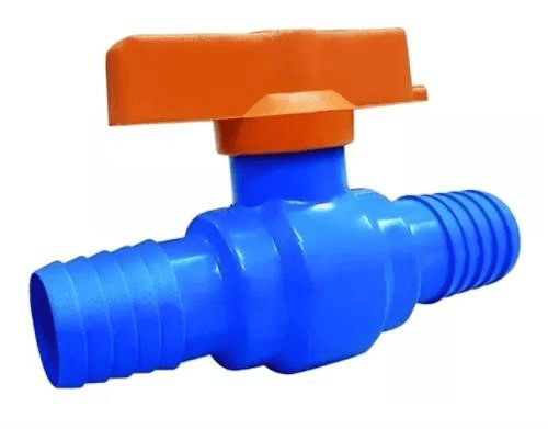 Registro Esfera com União Dentada Azul 1/2