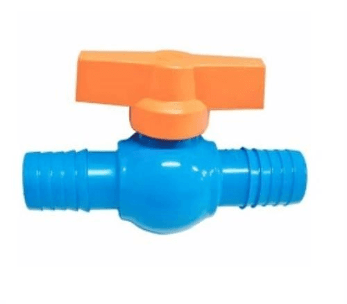 Registro Esfera com União Dentada Azul 3/4