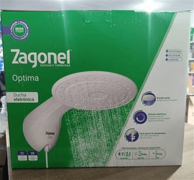 Ducha Eletrônica Zagonel Optima 7700W 220V Branca
