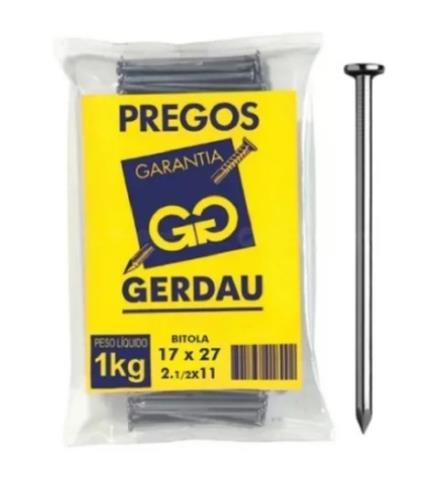 Prego Galvanizado 17x27 Gerdau