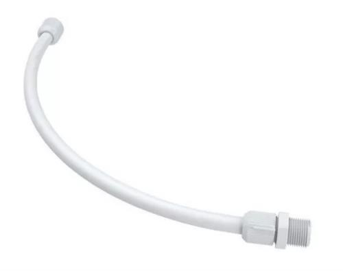 Engate Flexível Trançado Branco 50cm