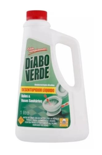 Desentupidor Líquido Diabo Verde 1L