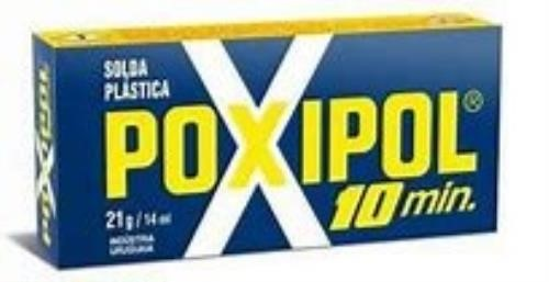 Adesivo Epóxi Poxipol Cinza 21g