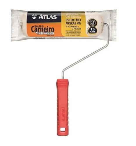 Rolo de Pintura de Lã Atlas 15 cm - Ref 306/15