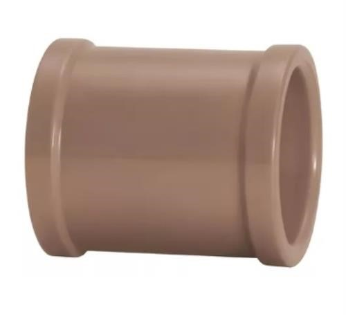 Luva Soldável de PVC Marrom 20 mm