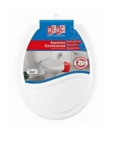 Assento Sanitário com Tampa Envolvente Branco