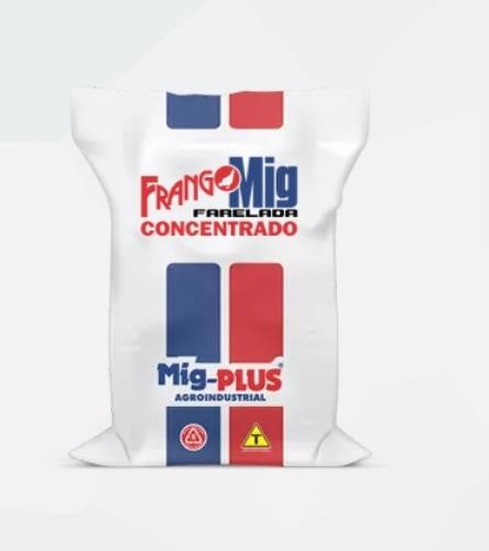 Ração Concentrada Farelada para Frangos Engorda Inicial-Final Frangomig 5kg