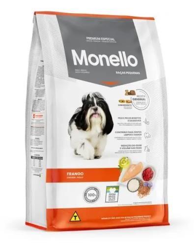 Ração Monello Cães Adultos Raças Pequenas Frango
