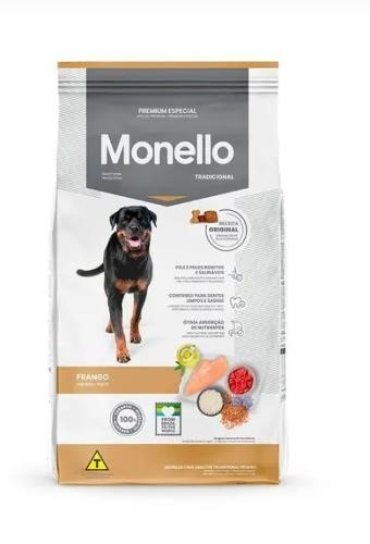 Ração Monello Cães Adultos Tradicional Frango