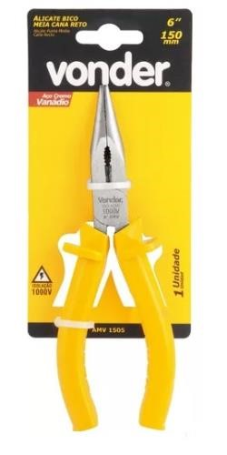 Alicate Bico Meia Cana 6"