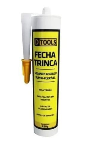 Selante Acrílico Fecha Trincas 420g Dtools