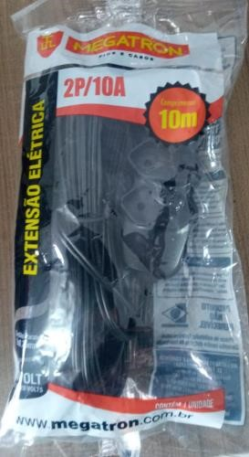 Extensão Tripla 2P 2x0.75 10 Metros 39366