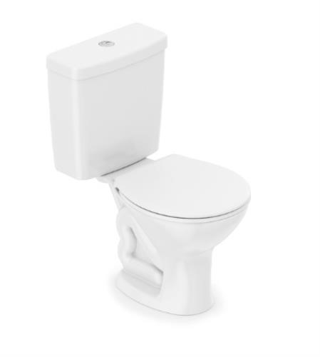 Kit Vaso Sanitário Loren One Branco com Caixa Acoplada Dual