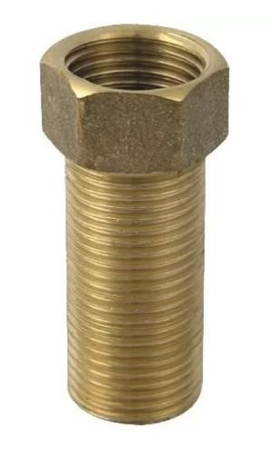 Prolongador de Metal 1/2" para Torneira/Registro Longo 5,5cm