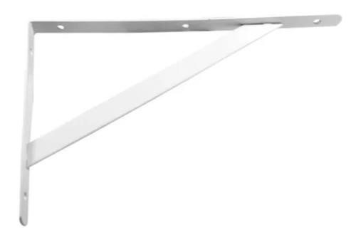 Cantoneira Mão Francesa 30cm Reforçada Branca