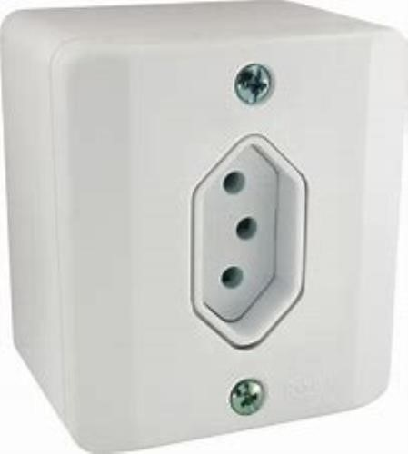 Sistema X Radial Tomada Simples 2P+T 10A Branco 1902.113