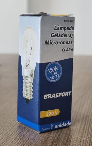 Lâmpada Tubular 15W E14 220V para Eletrodomésticos