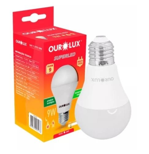 Lâmpada LED 9W 3000K (Luz Quente)