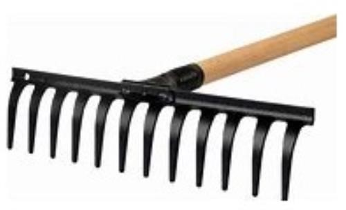 Ancinho 12 Dentes com Cabo