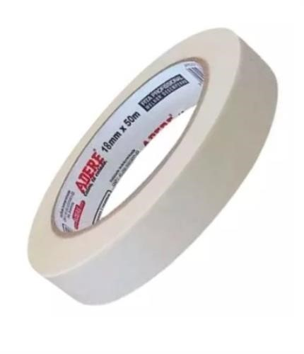 Fita Adesiva Crepe Imobiliária 18mm x 50m (Branca)