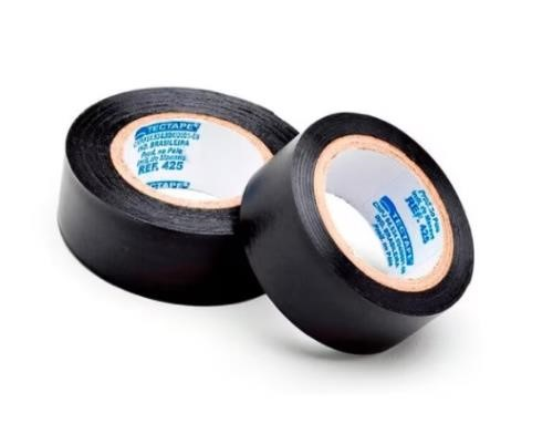 Fita Isolante Preta 19mm x 20m