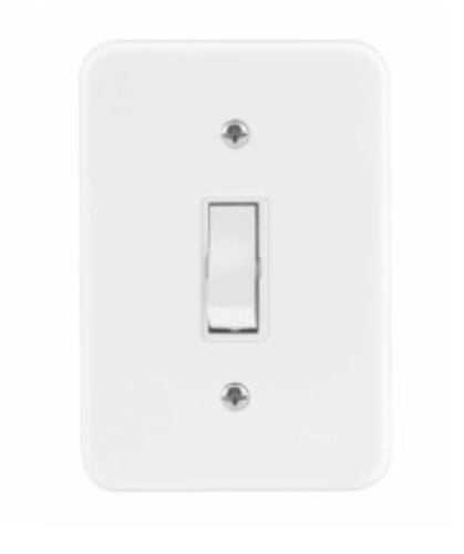 Interruptor de Embutir Simples 1 Tecla Radial Branco