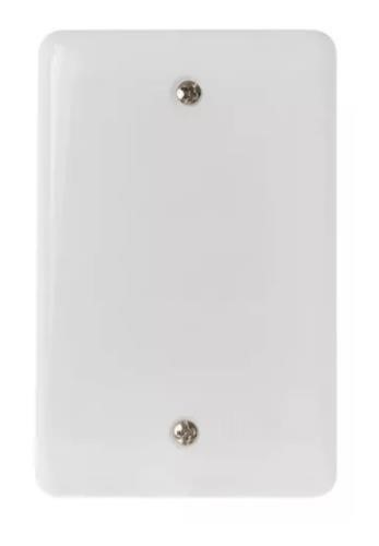Placa Cega 4x2 Radial Branca