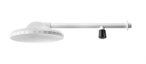 Chuveiro 8'' Com Braço e Registro Branco Herc
