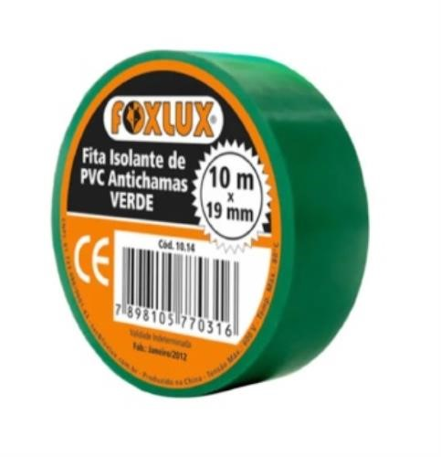 Fita Isolante Verde 10m Foxlux