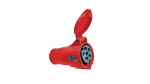 Acoplamento Industrial 3P+T 32A Vermelho 380/440V