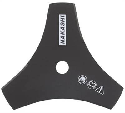 Lâmina Faca para Roçadeira 3 Pontas 255x25.4x1.8mm