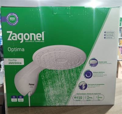 Ducha Eletrônica Zagonel Optima 7700W 220V Branca